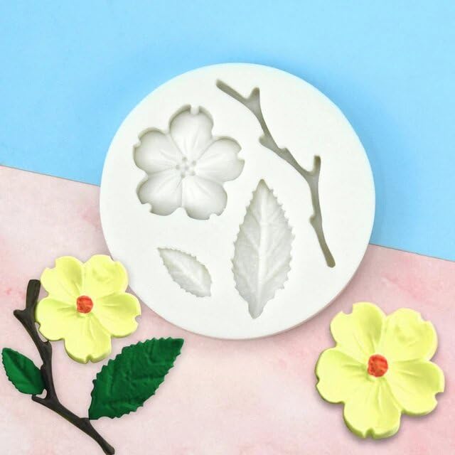 Peach Blossom Fondant Molds - DIY Cake Decorating -1