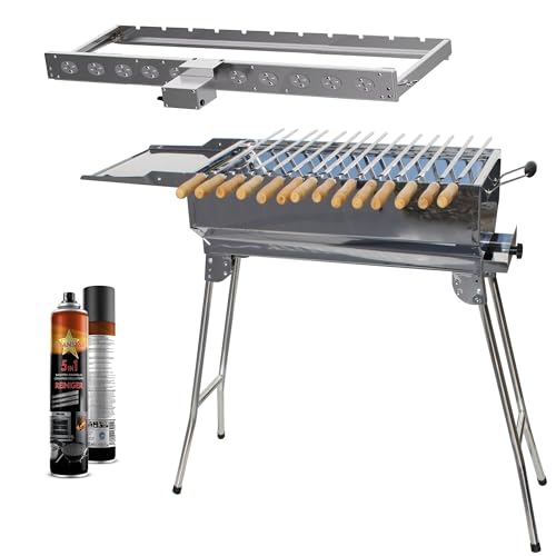 Holzkohlengrill Mangal Grill Edelstahl...