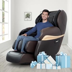 Osaki Pro OS-4D Paragon | Dark Brown | Massage Chair | Multi-Angle L-Track 4D Massage | Zero Gravity | Space Saving | Heating Foot Roller | Voice Recognition | High Intensity Fullbody Airbag