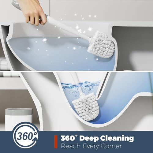 Save 39% on 2-Pack Toilet Brush Set with Holder - Now $7.98