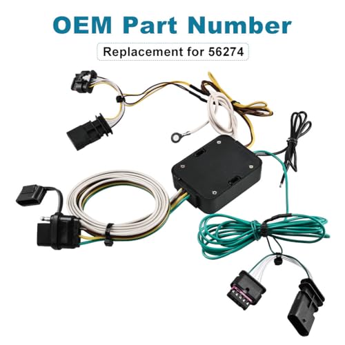 4-Pin Trailer Wiring Harness 56274 Compatible with Jeep Renegade 2015-2022 by WATERWICH - Used condition - Image 2