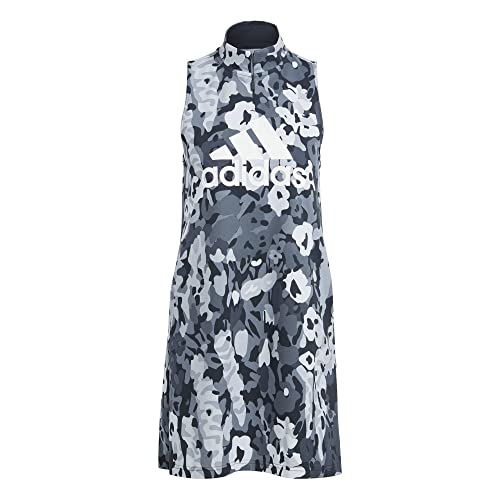 adidas Damen Graphic Dress, Black/White, XXL
