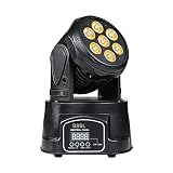 70W Moving Heads Wash Lights RGBW LED Stage Light 9/14CH DMX Light with Professional Spotlight for D