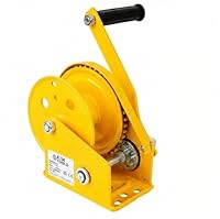 AIM Tools Handseilwinde 1200 lbs 545 kg Seilwinde Handwinde Manuelle Kurbelwinde mit automatischer Bremse, zum Ziehen und Heben von Autos, Booten und Lastwagen 325936