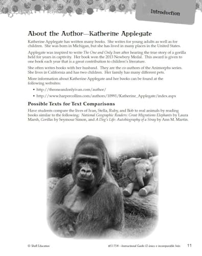 El unico e incomparable Ivan (The One and Only Ivan): An Instructional Guide for Literature - Spanish Novel Study Guide with Close Reading and Writing ... Works Classroom Resource) (Spanish Edition) - Image 3