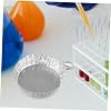 50pcs Aluminum Foil Weighing Dishes Sample Weighing Trays Sturdy Material Easy Pouring Handle Chemistry