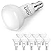 AGOTD 6W Ampoule LED E14 R50 Réflecteur, 50W Ampoules Halogène Équivalent, Culot E14 470Lm 2700K Blanc Chaud, Non Dimmable, Lot de 10