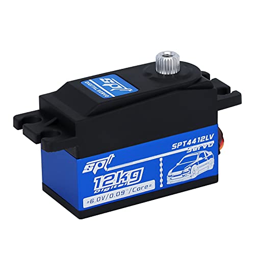 INJORA RC Digital Servo 12KG Metal Gear Digital Servo Motor for 1/10 On