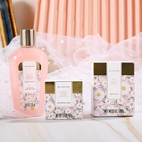 Gifts for Her-Spa Luxetique Spa Gift Set,15pcs Bath Gift Set with Essential Oil,Bubble Bath,Body Butter,Luxury Pamper Gifts,Ladies Gifts,Gifts for Mum,Birthday Gifts for Her,Gifts for Valentine's Day