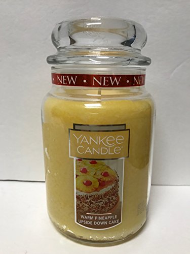 Yankee Candle Warm Pineapple Upside Down Cake Large Jar Candle, Fruit Scent