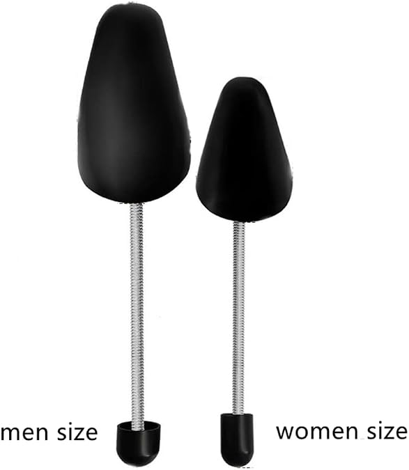 1 Pair Shoe Stretcher Plastic Adjustable Shoe Tree Boot Holder Support with Tension Spring Coil for Men and Women