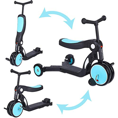 Sale!! Wghz Tri-Scoot Scooter 3-in-1 Tricycle/Scooter/Balance Bike Sleek Design with Foldable Seat f...