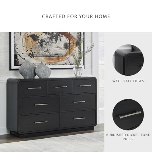 Modern 7-Drawer Dresser with Felt-Lined Top Drawer - Image 6