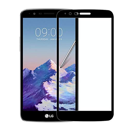 Protector Pantalla Cristal Templado Completo para LG K4 2017 / K8 2017 - Negro