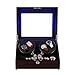 GAOTTINGSD Box di Stoccaggio Legno Automatic Watch Winder, con Luce A Cristalli Liquidi, Carica Automatica di Sicurezza A Cinque velocità Watch Winder