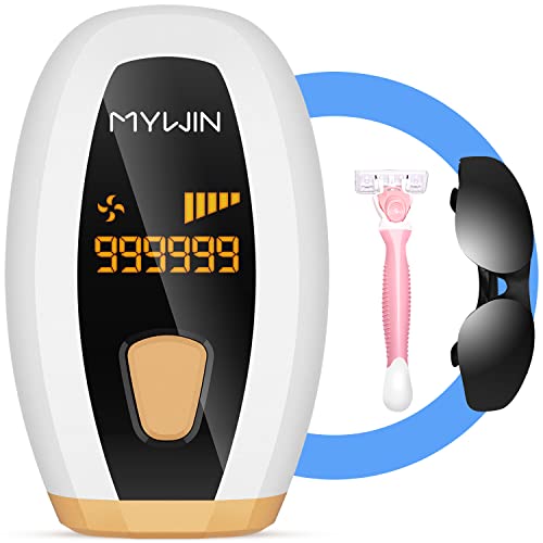 MYWIN IPL Hair Removal, Laser Hair Removal for Women Permanent Painless At-Home Device Upgraded to 999,999 Flashes, Lazer Hair Removal for Women Painless Permanent Hair Removal Device for Whole Body