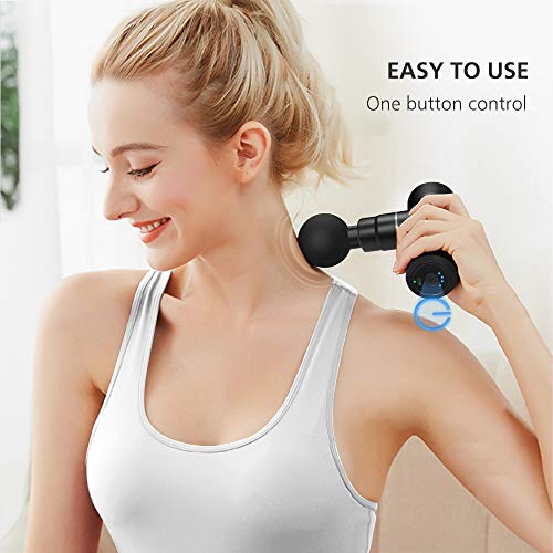 Comfier-Mini-Pistola-de-Masaje-Muscular-Pistola-Masajeadora-de-Aleacion-de-Aluminio-Silenciosa-Masajeador-Electrico-de-Tejido-Profundo-para-Musculos-Portatil-Ligera-para-Atletas-Regalos