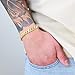 Nuragold 10k Real Yellow Gold Royal Monaco 9mm Miami Cuban Link Bracelet (6