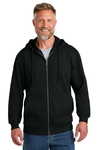CornerStone Unisex Tough Fleece Full Zip Hoodie | Warm Fleece