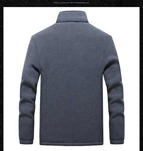XYJD Thermische jas Dubbelzijdig Fleece Plus Fat Herenjas Vest Sport Jas - Afbeelding 4