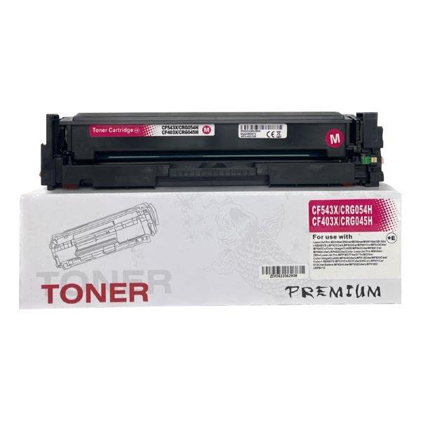 Cartridge for HP CF543X 203X Magenta Toner Compatible for HP 203X CF 543X Hp 201X CF403X Canon 045H Canon 054H Color Laserjet Pro MFP M281fdw M254nw M254dw M281fdn M281cdw 1XMagenta