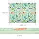 Relaxdays Spielmatte, faltbar, schadstofffrei, doppelseitig, 200 x 150 cm, XPE-Schaumstoff, Krabbelmatte Baby, bunt