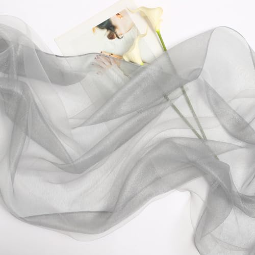 STARWHISPER Women's Sparkle Silk Scarf Shawl Wrap for Evening Dress Wedding Party Double layer4