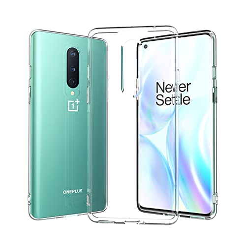 Image of Case Creation Brand -Plastic Mobile Cover For Oneplus 8 (Soft & Flexible Back Case),Transparent