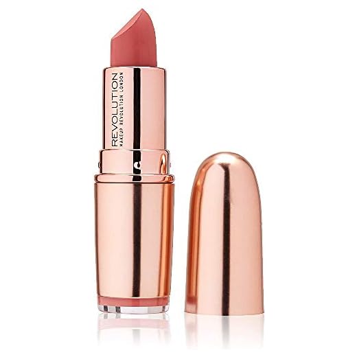 Makeup REVOLUTION Iconic Matte Nude Lipstick 3 g