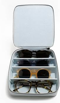 Amazon.co.jp: カラーチャート 革製メガネケース（4本収納） (84