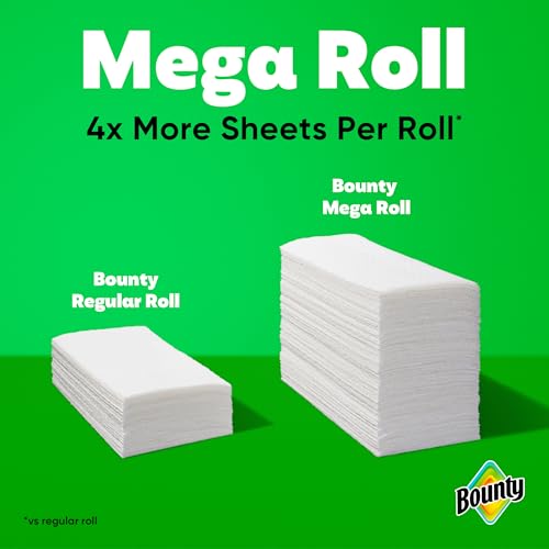 Image of Bounty Select-A-Size Paper Towels, White, 2 Mega Rolls = 8 Regular Rolls