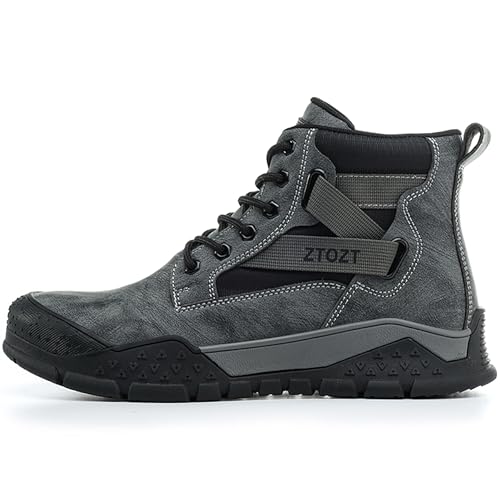 Image of WOWSTICK Lightweight Work Safety Shoes Steel Toe Industry Construction Slip Resistant Sneakers