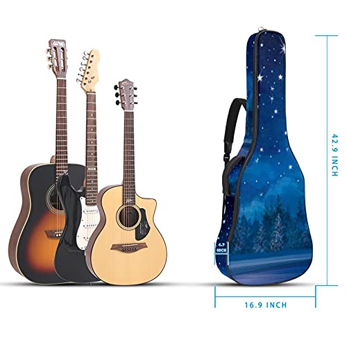 Housse pour guitare avec bretelles – Étui rembourré étanche, housse de guitare acoustique et classique , Scène de ciel… - Les Beatles, Paul McCartney, John Lennon, RIngo Starr, George Harrison Housse pour guitare avec bretelles - Étui rembourré étanche, housse de guitare acoustique et classique , Scène de ciel… – Image 6