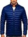 Produktbild BOLF Herren Übergangsjacke Steppjacke Daunenjacke Sportjacke Freizeitjacke Reißverschluss Street Style J.STYLE LY33 Dunkelblau XL [4D4]