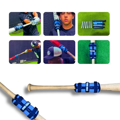 Swing Brick Bat Weight - Baseball & Softball Batting Training Aid, Adjustable Bat Weight for Baseball Youth Overload Swing Training. from 5-30 oz. Bat Weights for Baseball Youth. Use While Hitting.