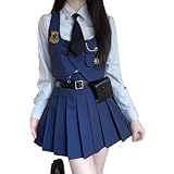 [AKORINA] ハロウィン コスプレ 可愛い ウサギ警察 コスプレ衣装 ロリータ レディースセット アニメ 動物大都会cosplay ネクタイ うさ耳 キツネ 耳 大人用 警察官 婦警 イベント コスチューム 仮装 高校生 学園祭 文化祭 撮影 本格制服 (長袖,M)