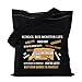VAMSII School Bus Monitor Tote Bag School Bus Driver Appreciation Gifts School Bus Monitor Life Shoulder Bag Grocery Bag (Tote Bag)