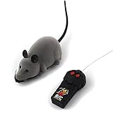 Patgoal Remote Control Toy for Cats Funny Chasing Electric Kitten Toy Simulation Animal Toys (Grey)