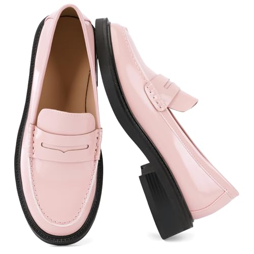 Image of Loafers for Women, Classic Penny Slip On Flat Dress Shoes