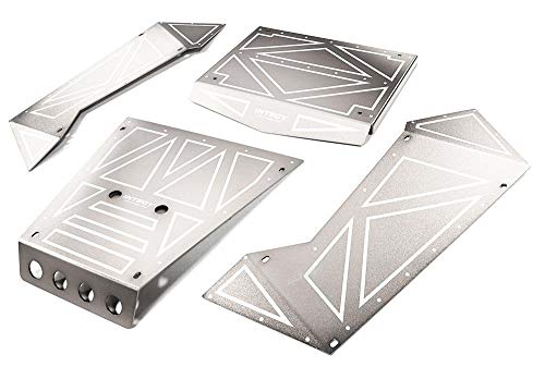 Integy RC Upgrades for Axial, Aluminum Alloy Panel Kit for Axial 1/8 Yeti XL Rock Racer Buggy