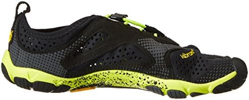 Vibram Men's FiveFingers V-Run Running Shoe, Black/Yellow, 48 EU, 12.5-13 US | Image 5