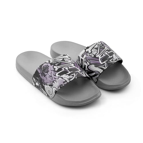 Image of ARVAN Mens Multicolour Graphic EVA Sliders | Lightweight Slip-On Slippers with Cushioned Sole | Casual Open-Toe Slides