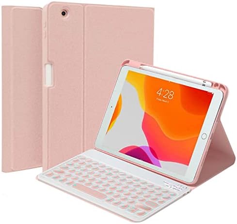 QYiiD Étui Clavier Touchpad IPad Pro 12.9 2015/2017 AZERTY Français - Rétroéclairé Détachable Avec Trackpad