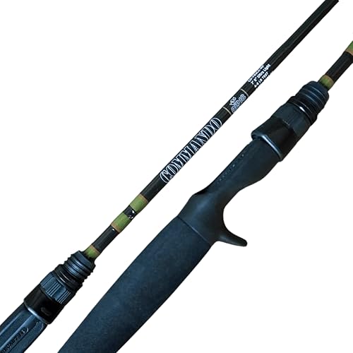 Old 18 Ultra-Light Casting Rod - USA Made BFS Rod - 40 Ton Graphite Blank with EVA Grip, D-1 Sea Guides gs - Premium One-Piece Fishing Pole for Precision Anglers