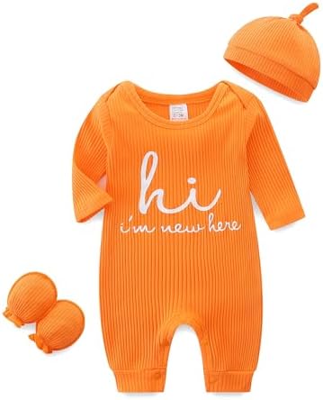 New Born Clothes Baby Boy Newborn I'm new here Going Home Outfit 0-3Months