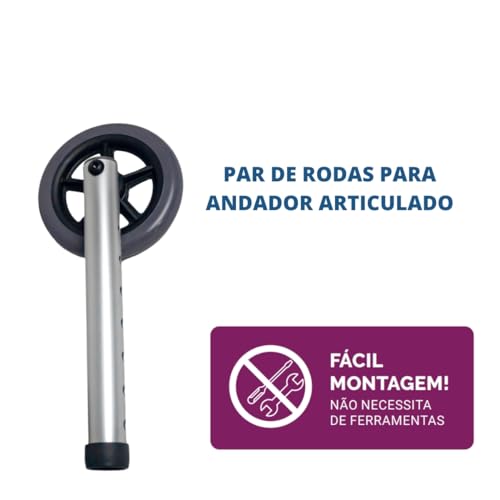 Par De Rodas, Para Andador, Sc300, Articulado, Hidrolight