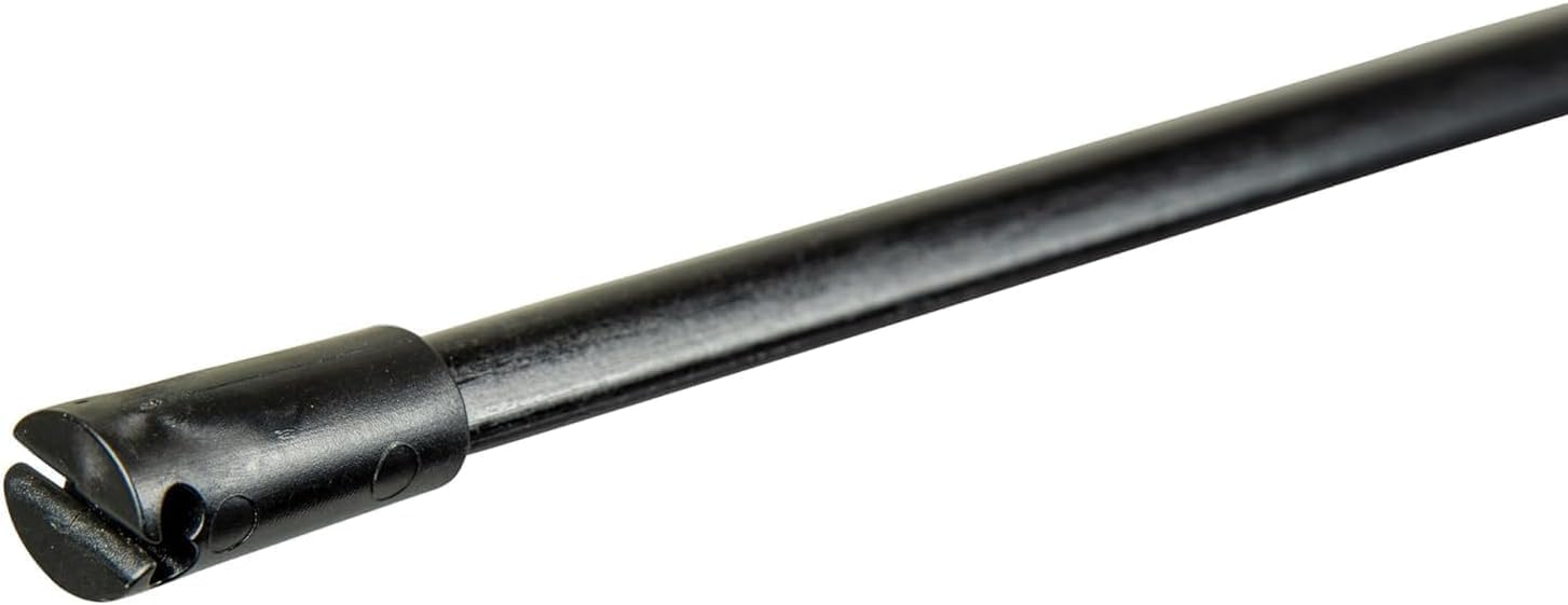 horizont Lot de 5 piquets de rechange pour clôture de 80 cm | Poteaux en fibre de verre avec pointe unique, noir, poteaux supplémentaires, poteaux de clôture avec pied