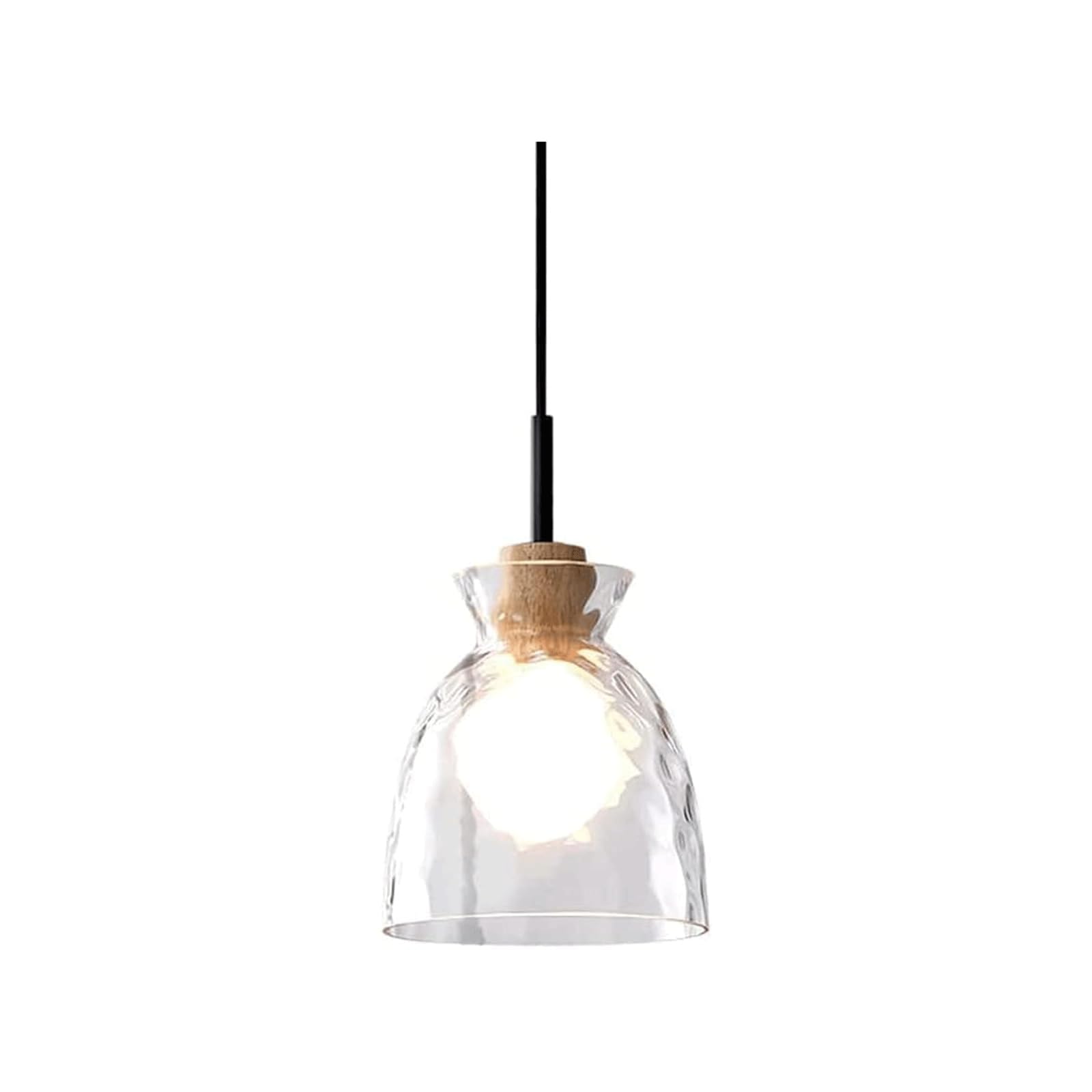 Japońska lampa wisząca w stylu Wabi-Sabi, lampa wisząca w stylu vintage