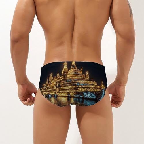 Cruise Ship Mens Swim Briefs Sexy Bikini Swimwear Bathing Suits Trunks2