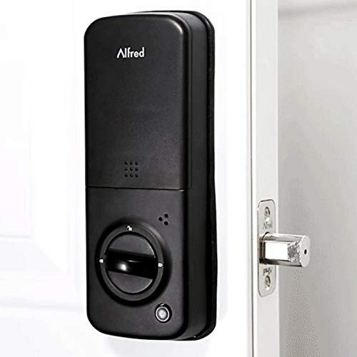 Image of Alfred DB2-B Smart Door Lock Deadbolt Touchscreen Keypad, Pin Code + Key Entry + Bluetooth, Up to 20 Pin Codes (Gold)